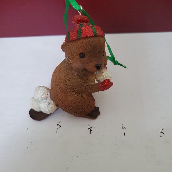 Danbury Mint Holiday Danbury Mint The Baby Animal Ornaments Beaver